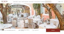 Desktop Screenshot of le-sud-restaurant.com