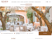 Tablet Screenshot of le-sud-restaurant.com